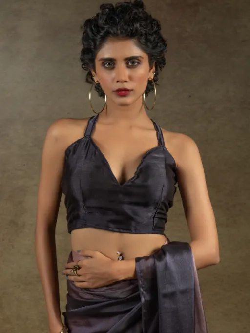 Akshaya 104-C Satin Silk Designer Readymade Sarees Collection - Image 5