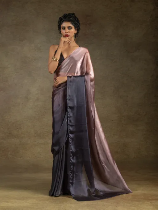 Akshaya 104-C Satin Silk Designer Readymade Sarees Collection - Image 3