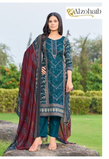 Alzohaib Sapphire Vol 1 Chiffon Pakistani Suits Wholesale Collection