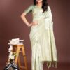 Ast Mango Silk Linen Cotton Fancy Saree Wholesale Collection