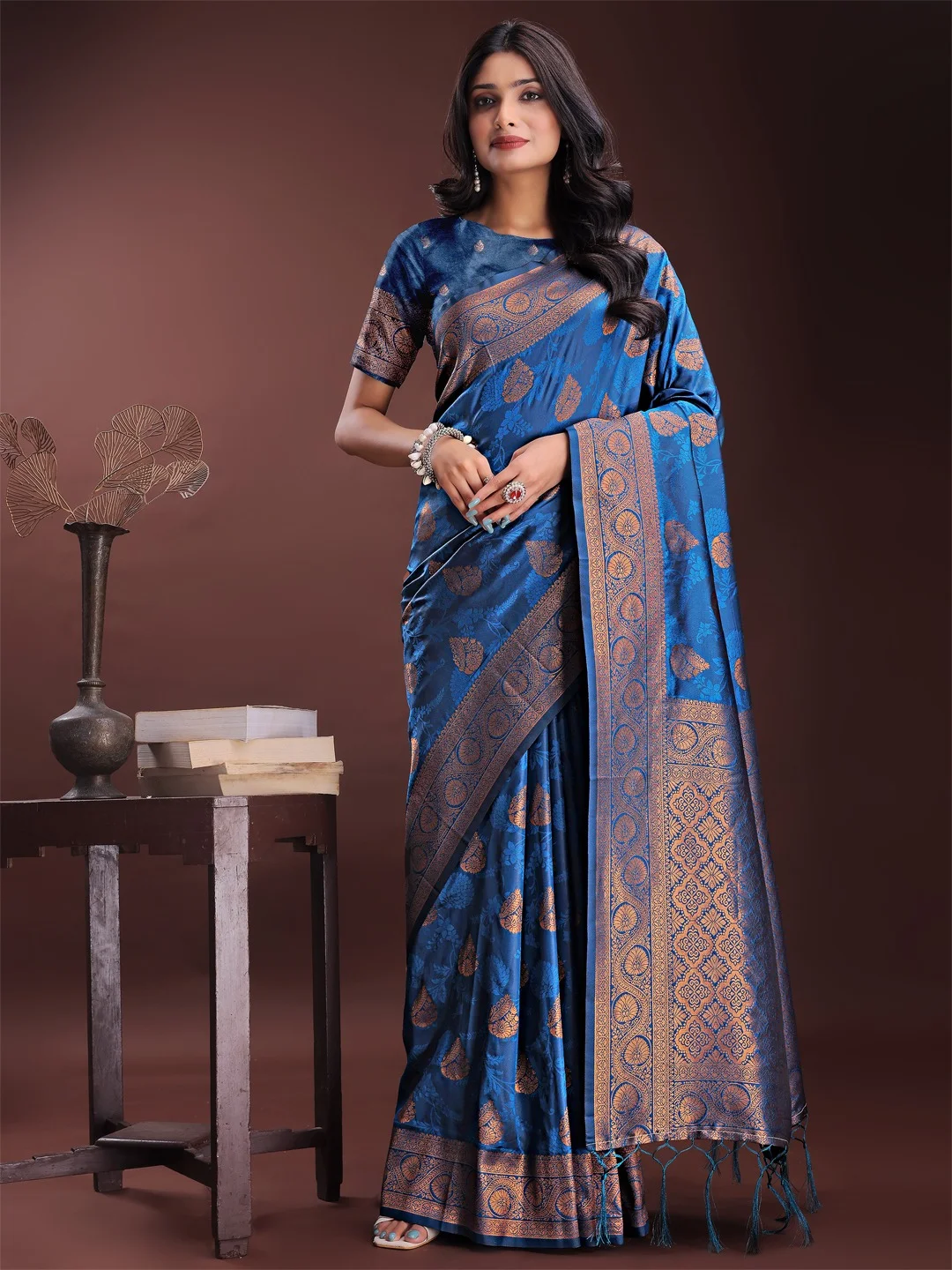 Buy Astita Paalki Traditional Pure Silk Silk Saree Collection online at a wholesale rate. The full catalog price is INR 4194 and includes 6 elegant silk sarees perfect for festive and daily ethnic wear.