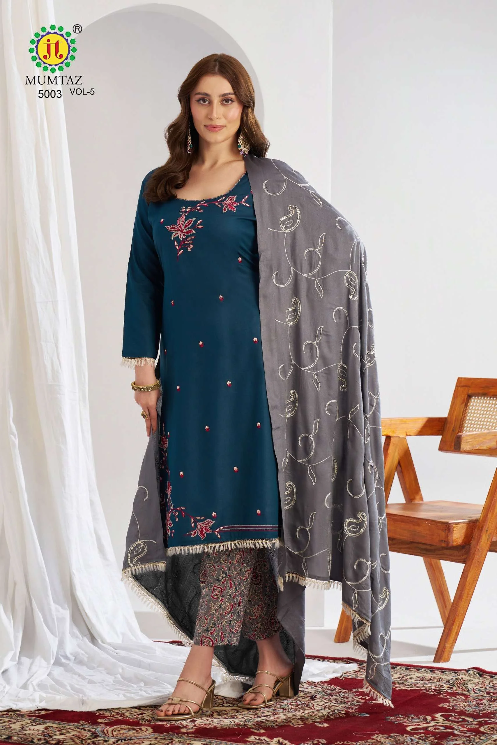 Bandhani Palace Mumtaz VOL 5 Rayon Fancy Salwar Suit Catalog - Image 4