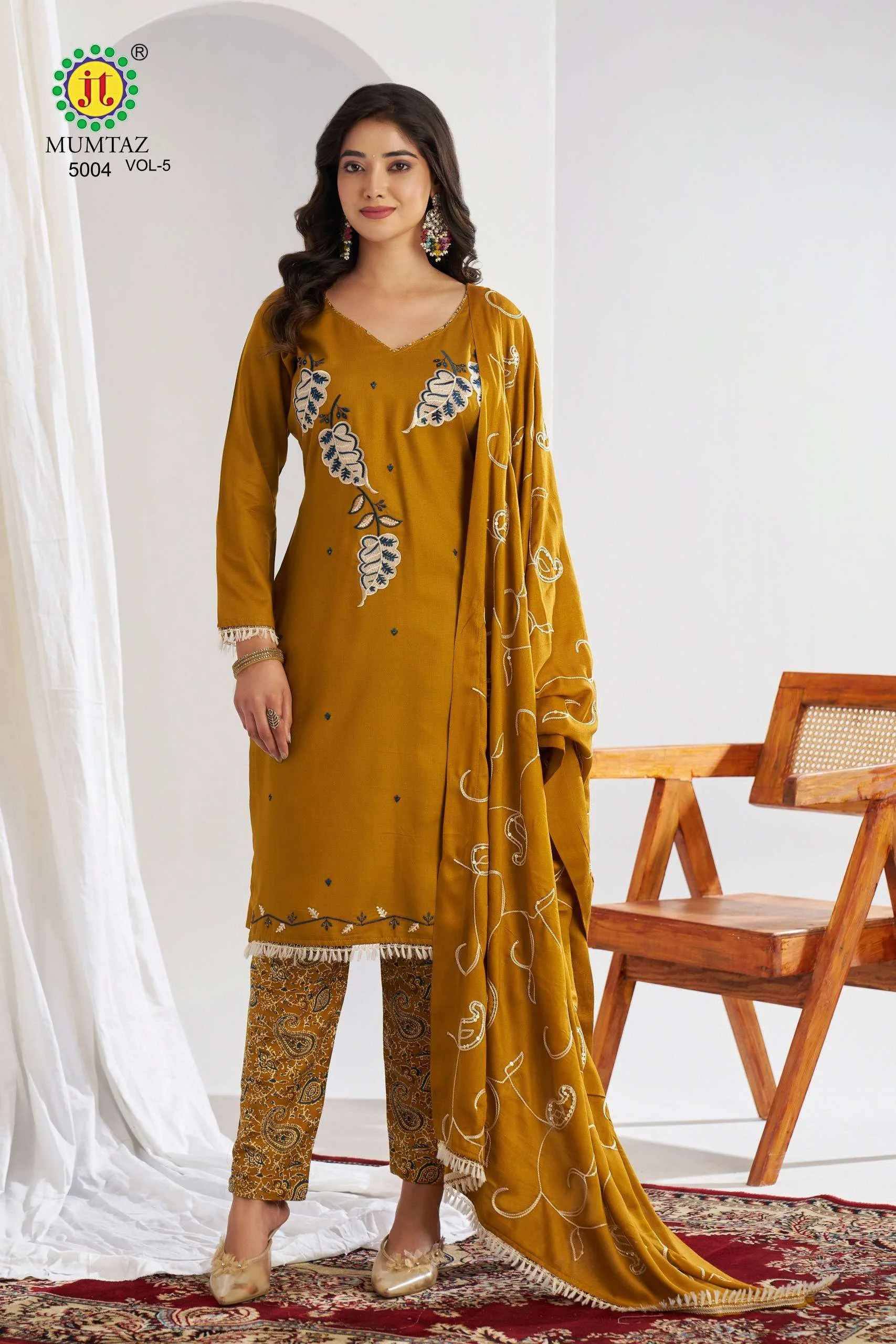 Bandhani Palace Mumtaz VOL 5 Rayon Fancy Salwar Suit Catalog - Image 5