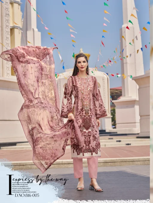 Belliza Naira Vol-100 Premium Karachi Cotton Suit Collection - Image 4
