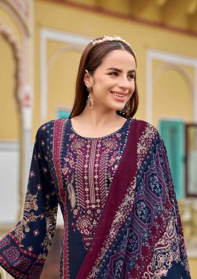 Belliza Naira Vol 101 Cotton Digital Print Salwar Suit Embroidered Cotton Catalog