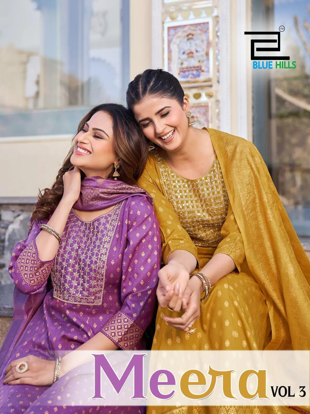 Blue Hills Meera Vol 3 Rayon Readymade Anarkali Suits Catalog — Wholesale Anarkali Kurti, Blue Hills wholesale from Surat — view 1
