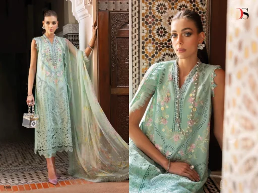 Deepsy Maria B. Voyage Lawn-25 Pakistani Salwar Suit Collection - Image 4