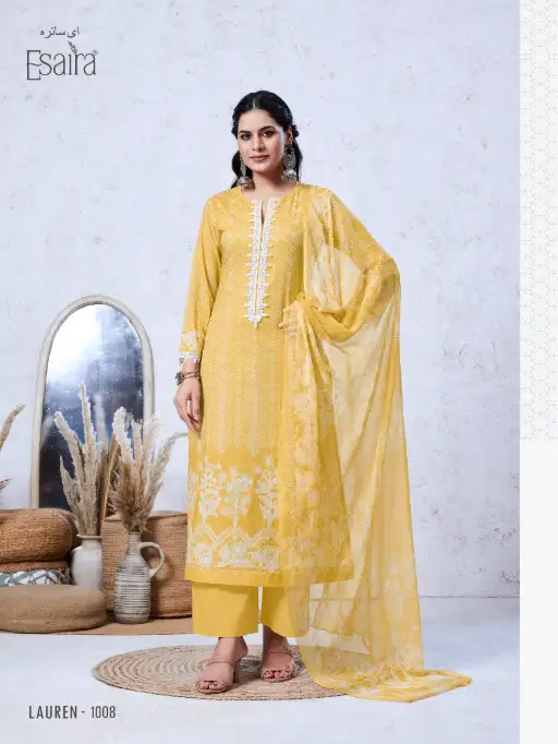Esaira Lauren Cotton Cambric Digital Printed Salwar Suit Catalog - Image 10