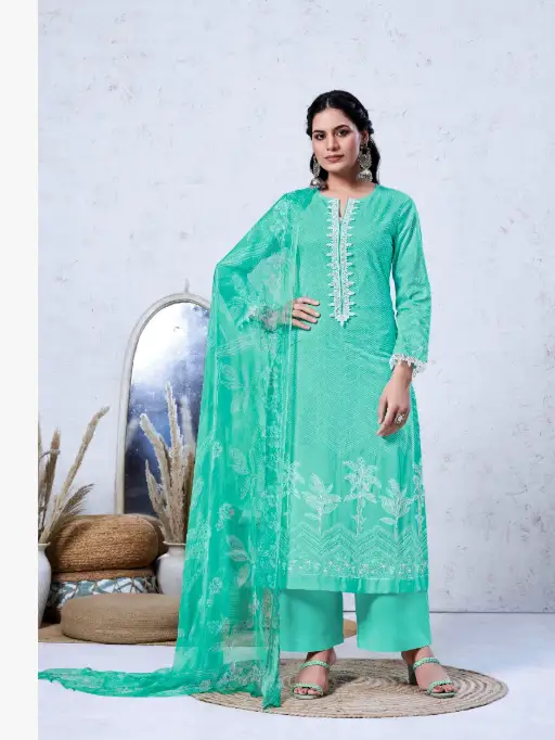 Esaira Lauren Cotton Cambric Digital Printed Salwar Suit Catalog - Image 3