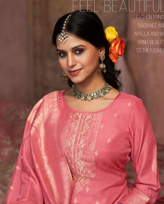 Gazala Collection Suits with Viscos Wholesale Designer Dress Material