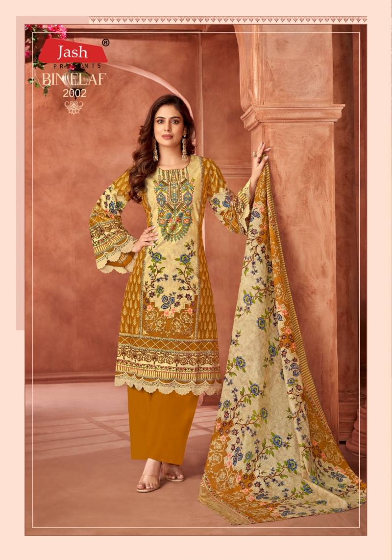 Jash Bin Elaf Vol 2 Lawn Cotton Salwar Suit Wholesale Catalog - Image 2