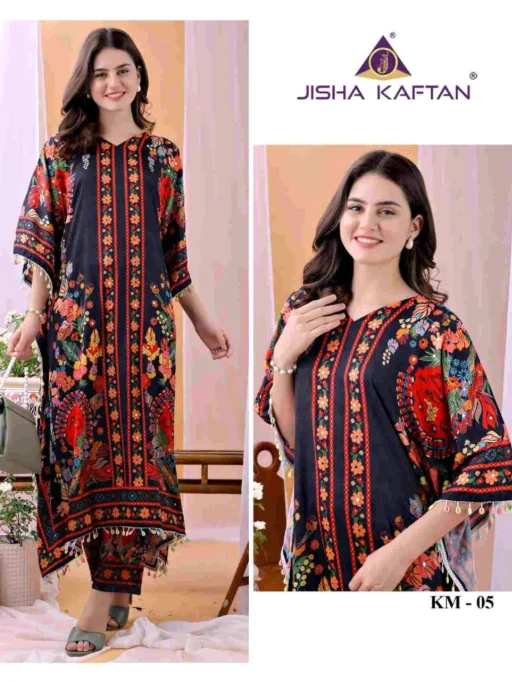 Jisha Value Addition Vol-1 Fancy Kaftan Co-Ord Set Collection
