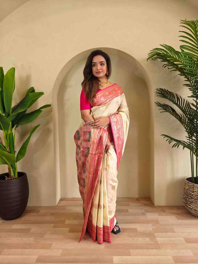KC 3087 Banarasi Silk Fancy Saree Wholesale Collection - Image 7