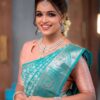KP-R 106 Soft Lichi Jacquard Silk Saree Wholesale Catalog