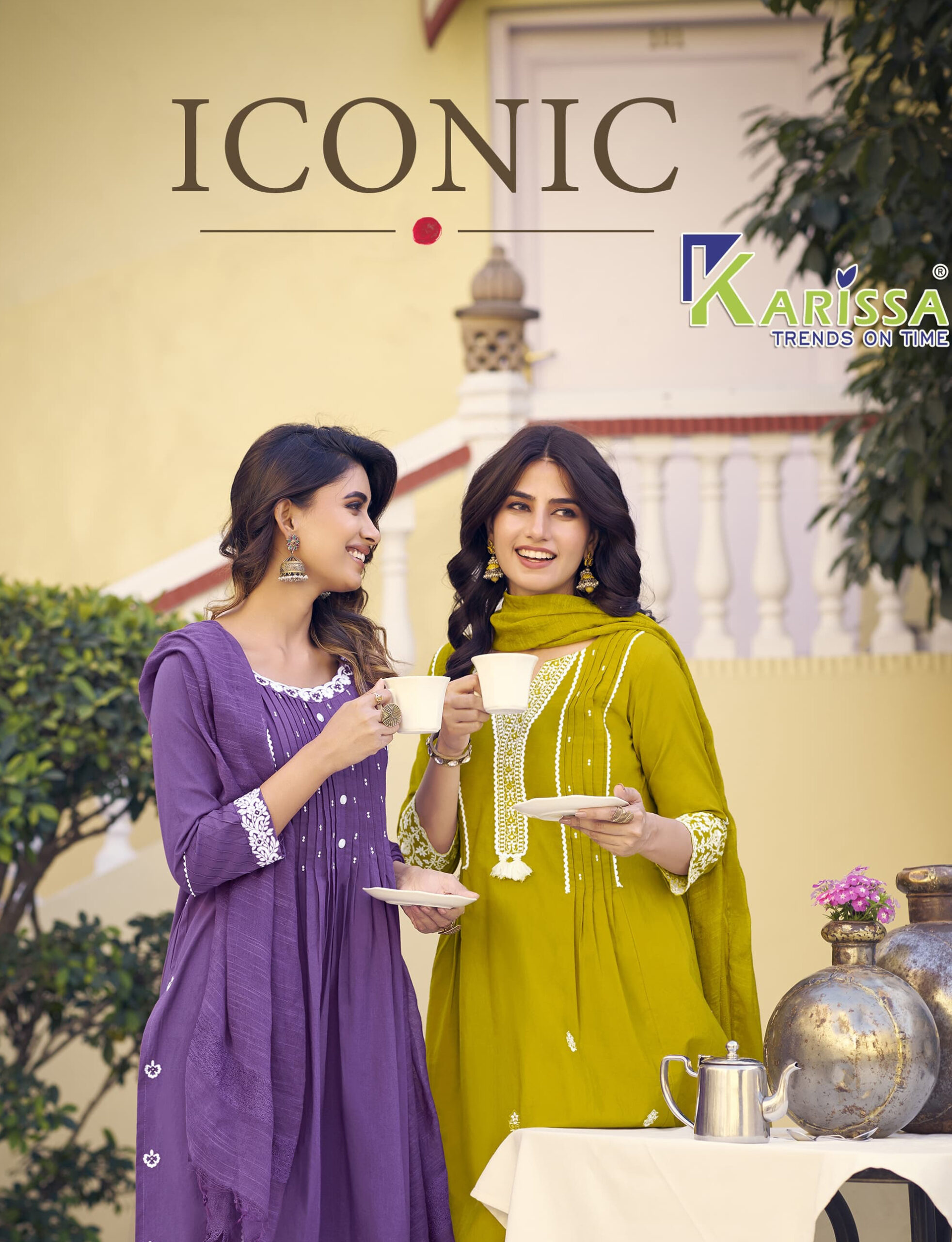 Karissa Iconic Heavy Cotton Suit Kurti Bottom With Dupatta Wholesale Collection