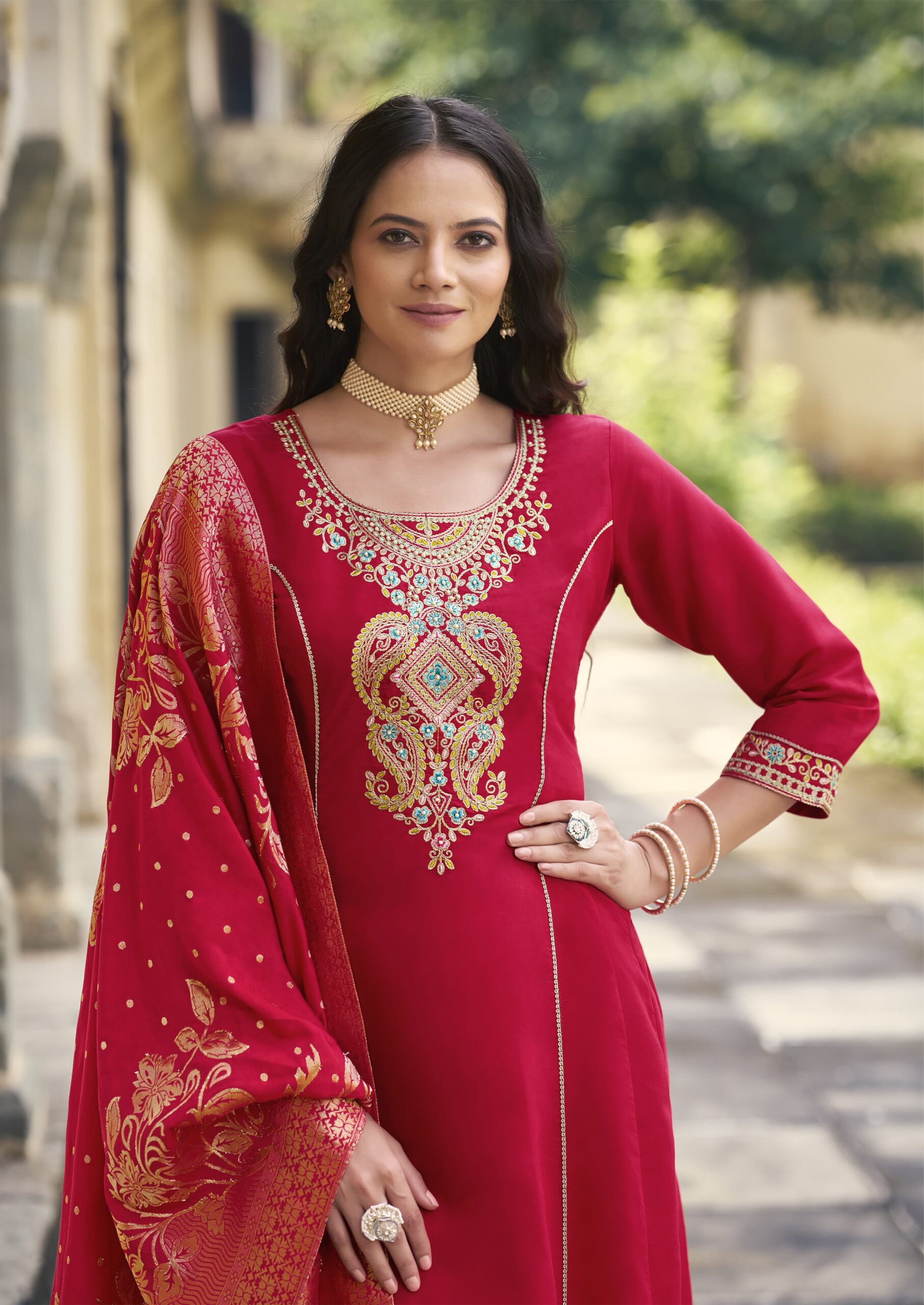 Karissa Kalisha Vol 2 Premium Viscose Roman Silk Suit Collection - Image 4
