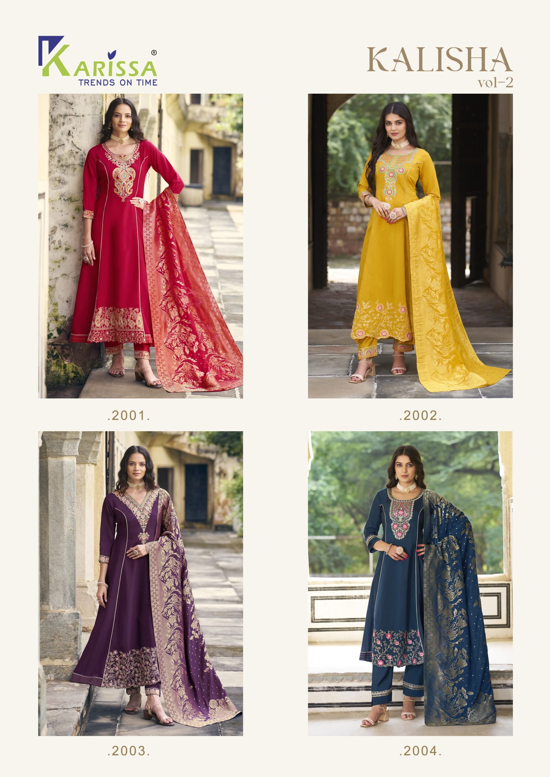 Karissa Kalisha Vol 2 Premium Viscose Roman Silk Suit Collection - Image 9