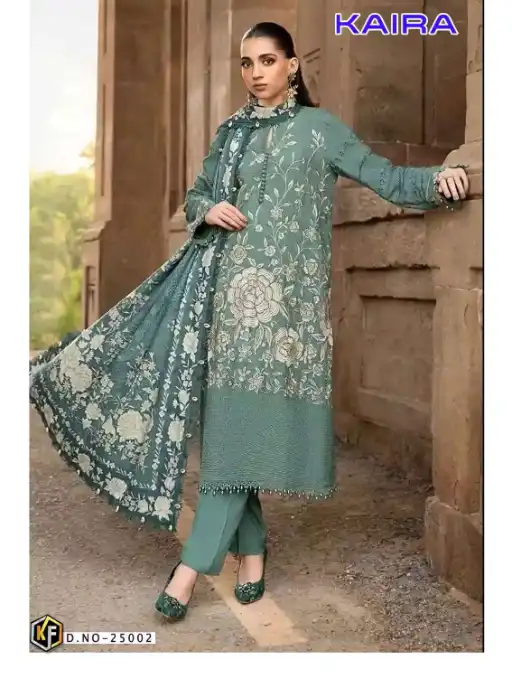 Keval Fab Kaira Vol 25 Lawn Cotton Karachi Salwar Suit Dress Catalog - Image 2