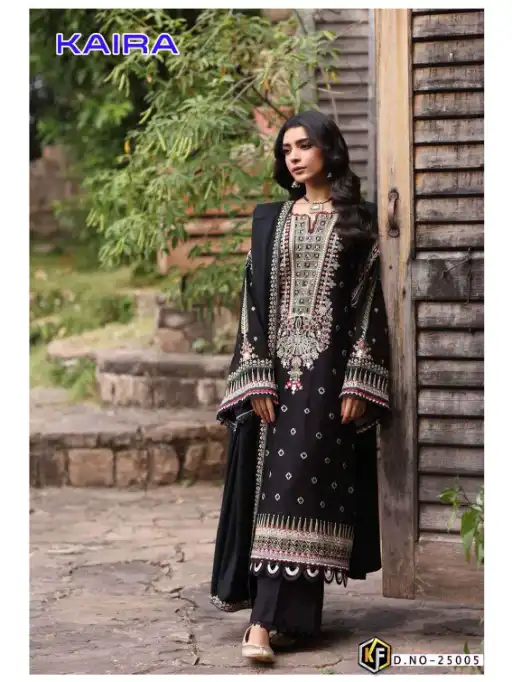 Keval Fab Kaira Vol 25 Lawn Cotton Karachi Salwar Suit Dress Catalog - Image 5