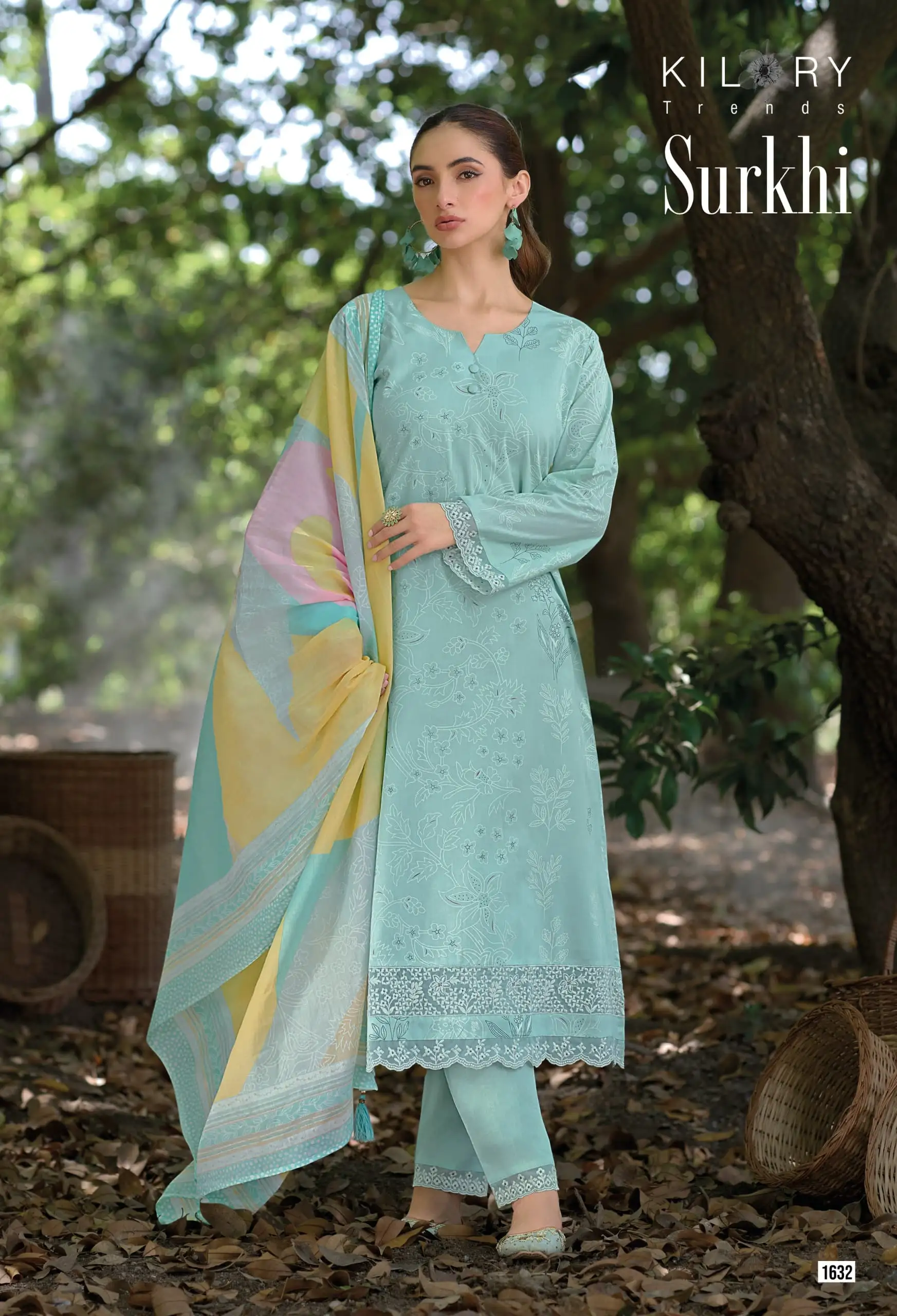 Kilory Surkhi Khaddi Print Lawn Cotton Salwar Suit Wholesale Catalog