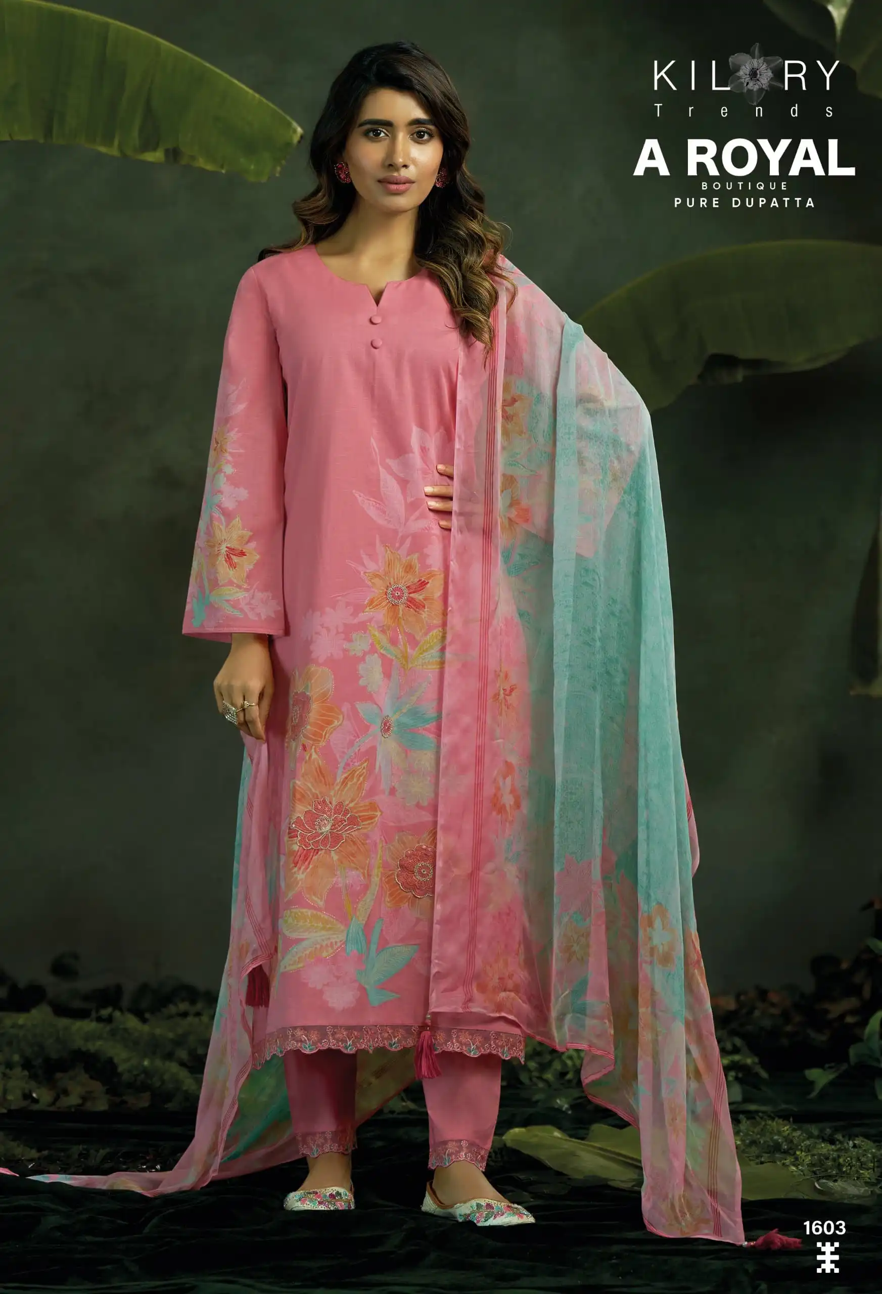 Kilory Trends Royal Boutique Cotton Linen Salwar Suits Embroidered Collection