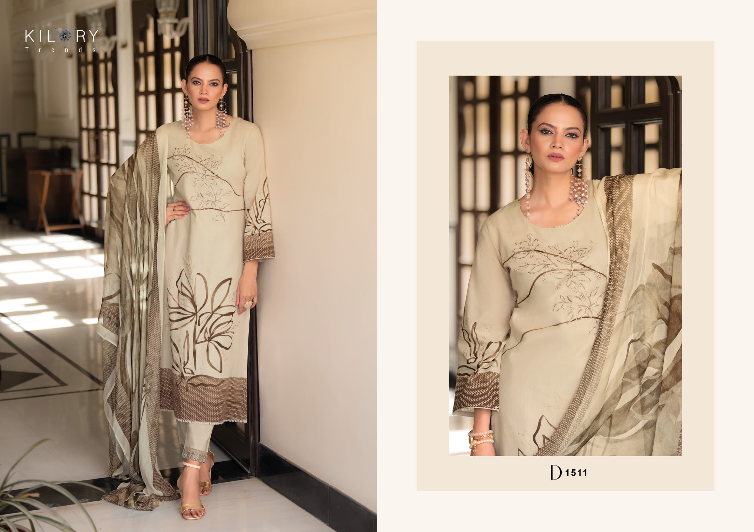 Kilory Trends Zareena Cotton Salwar Suit Dupatta Printed Cotton Embroidered Collection - Image 8