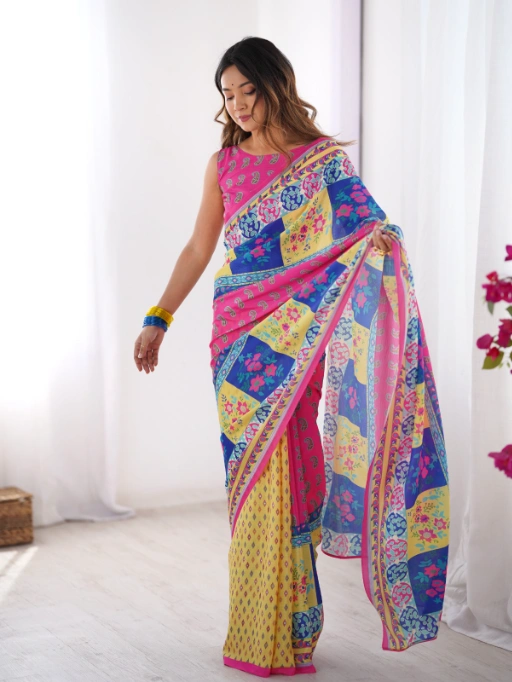 Laxminam Fancy Partywear Premium Soft Chinon Saree,wholesale designer sarees silk sarees wholesale silk sarees designer sarees wholesale silk sarees wholesale silk designer sarees designer sarees for resale bulk designer sarees