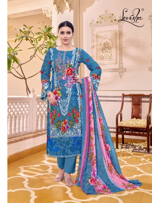 Levisha Naira Nx Vol 16 Cotton Pakistani Suits Wholesale Collection - Image 3