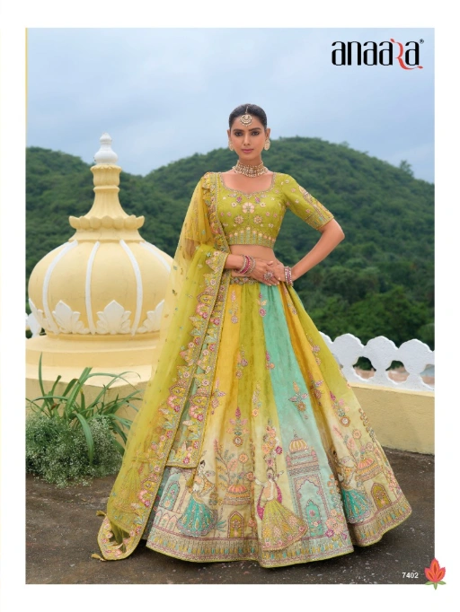 Pastel Peach Yellow Multicolor Zari Tissue Embroidered Wedding Lehenga,bridal lehenga designs bridal lehenga style bridal lehenga in india bridal lehenga designs in india bridal lehenga in pakistan bridal lehenga in bangladesh bridal lehenga in lahore lehenga choli lehenga saree lehenga style lehenga choli designs lehenga saree designs lehenga style dress lehenga style dress designs lehenga style dress patterns