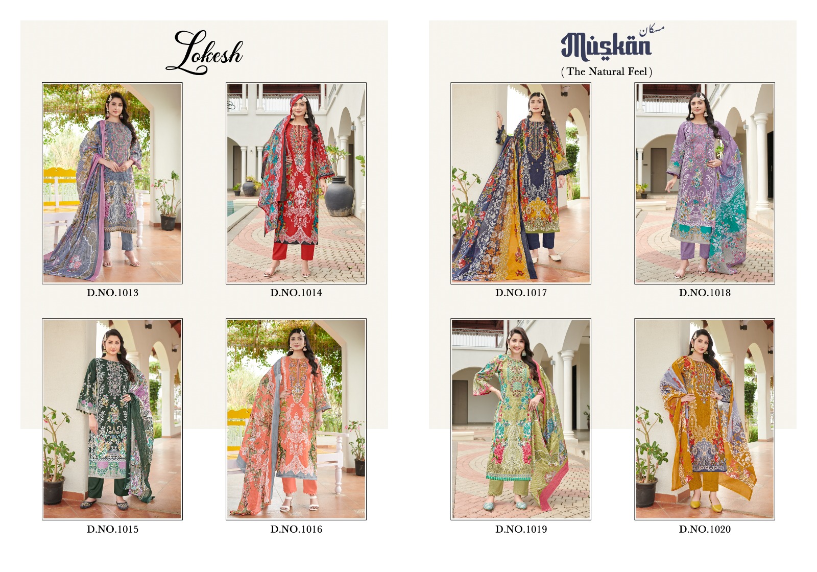 Lokesh Muskan Cemric Cotton Designer Wholesale Salwar Suits Catalog - Image 10