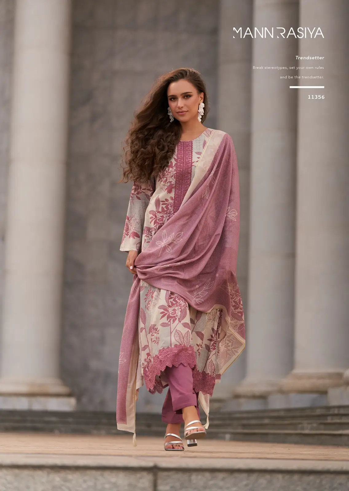 Mannrasiya Violetta Modal Muslin Fancy Silk Salwar Suit Catalog