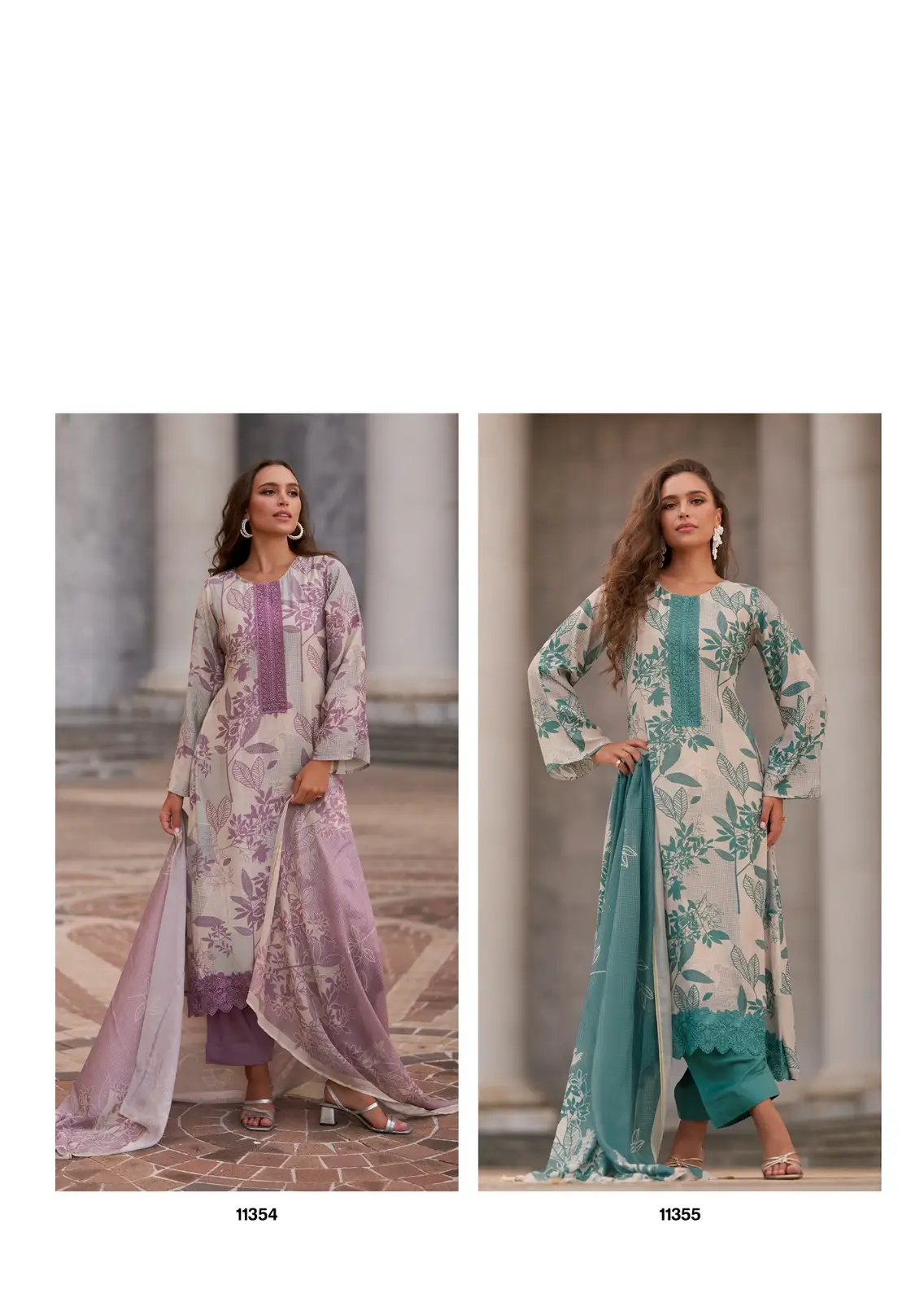 Mannrasiya Violetta Modal Muslin Fancy Silk Salwar Suit Catalog - Image 10