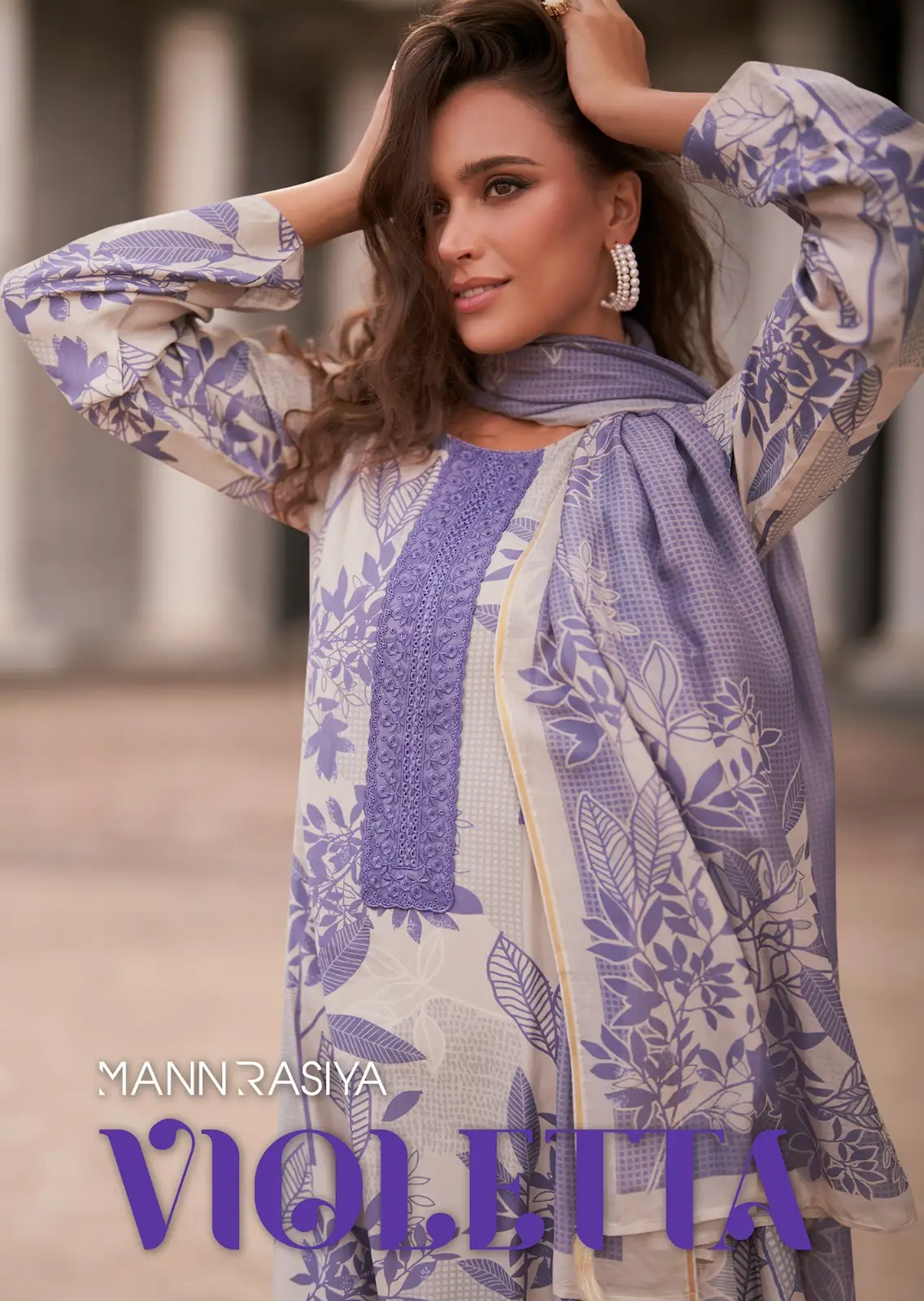 Mannrasiya Violetta Modal Muslin Fancy Silk Salwar Suit Catalog - Image 5