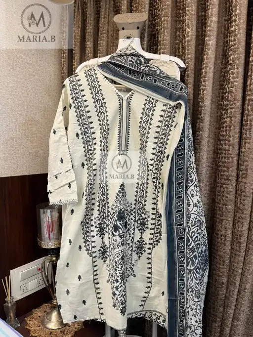 Maria.B Stitch Vol-24 Readymade Pakistani Printed Cotton Suit Collection