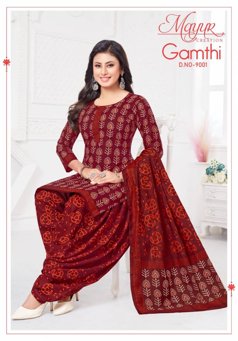 Mayur Gamthi Vol 9 Cotton Printed Dress Material Collection . - Image 2