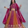 Mehvish Krishvi Faux Georgette Lehenga Choli with Dupatta