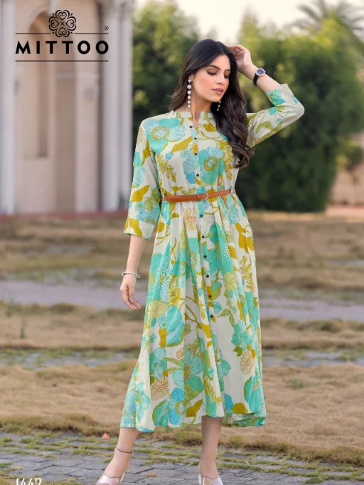 Mittoo Belt Vol 20 Rayon Readymade Kurti Wholesale Collection - Image 5
