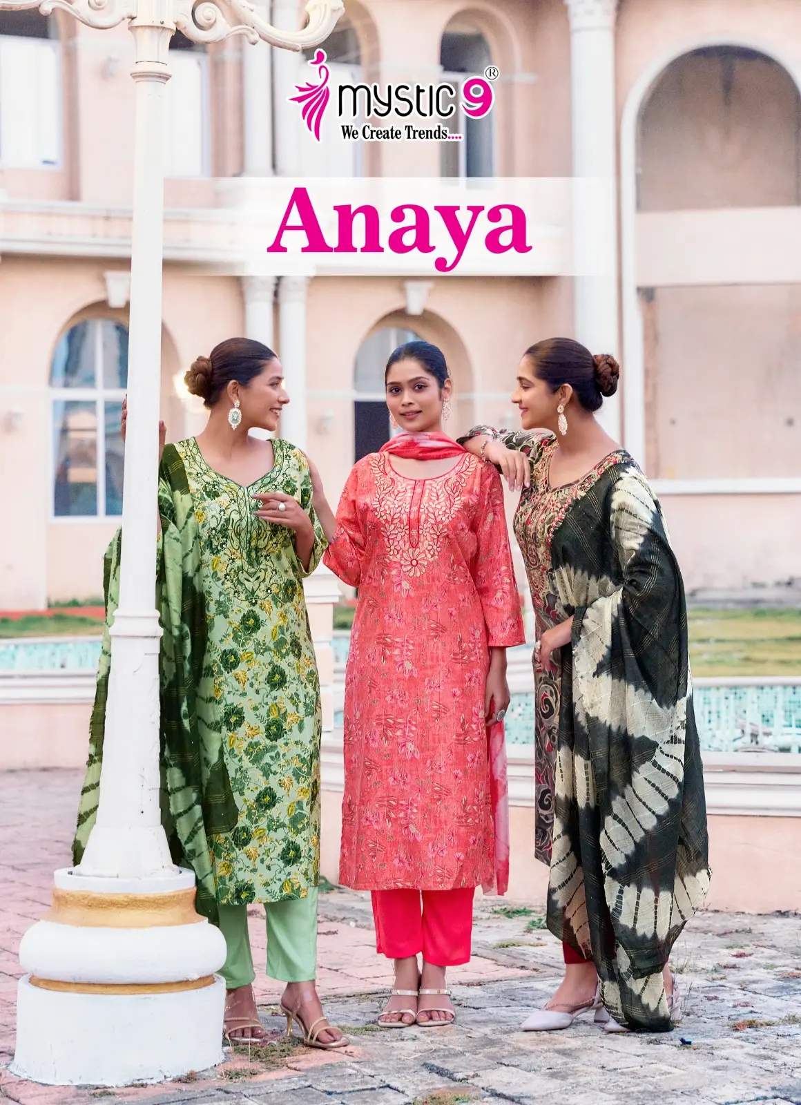 Mystic 9 Anaya Vol 2 Rayon Readymade Kurti Bottom With Dupatta Catalog