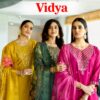 Mystic 9 Vidhya Vol 1 Rayon Wholsale Kurti With Bottom Duppata Collection