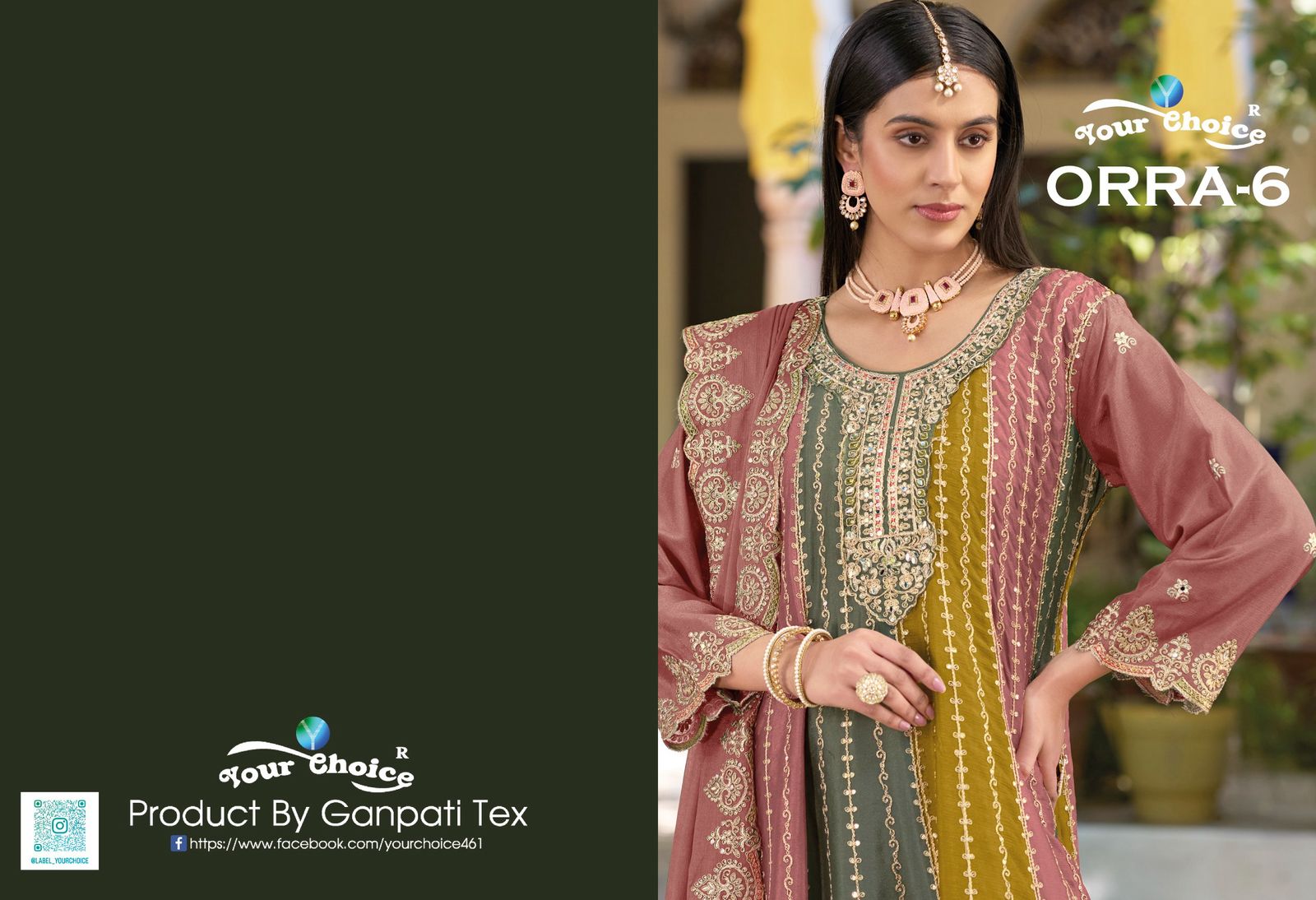 ORRA-6 Heavy Chinon Wholesale Premium Salwar Suit Collection - Image 4