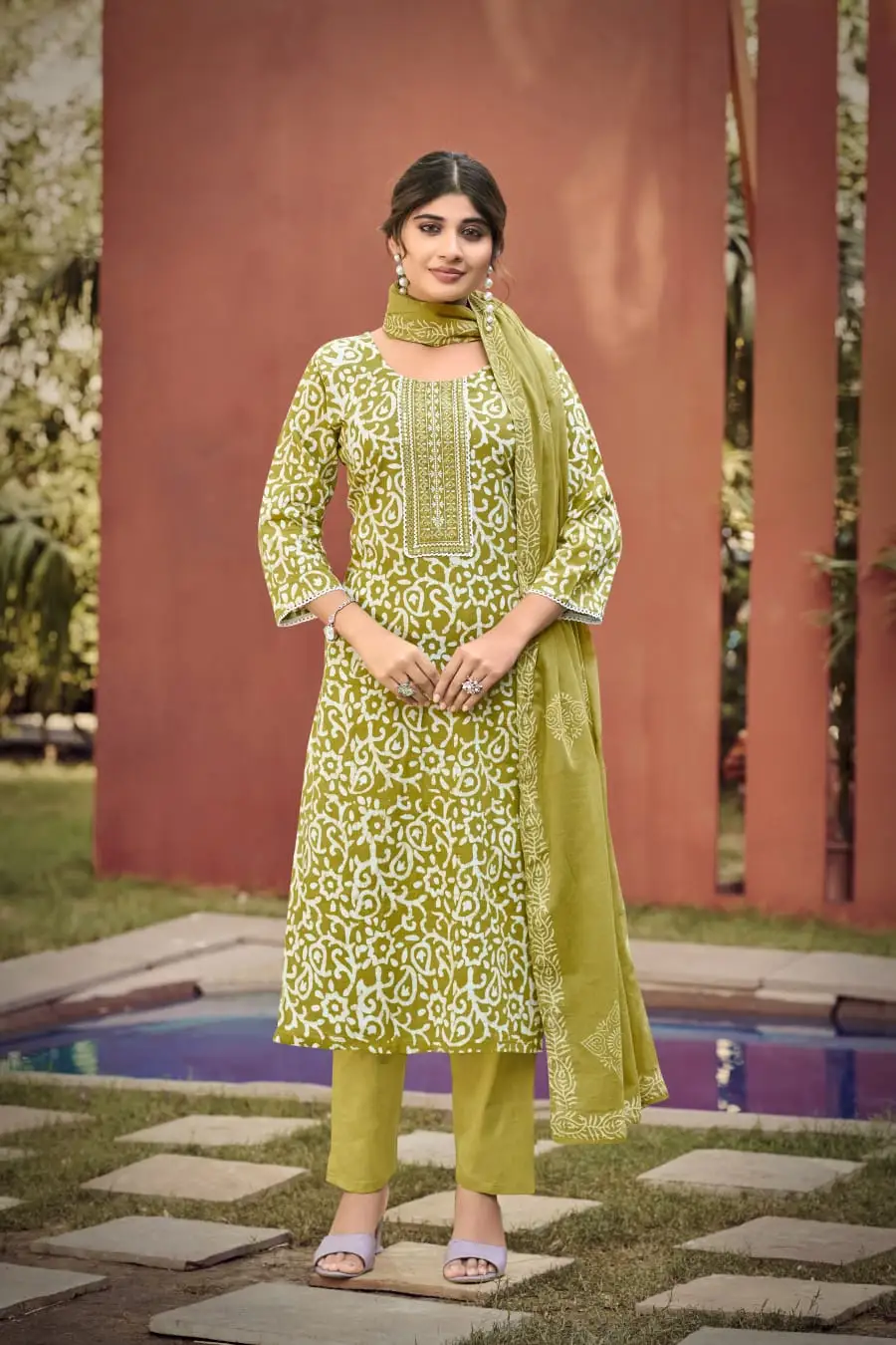 OSSM Batik Vol 05 Cotton Batik Printed Readymade Salwar Suit Collection - Image 6