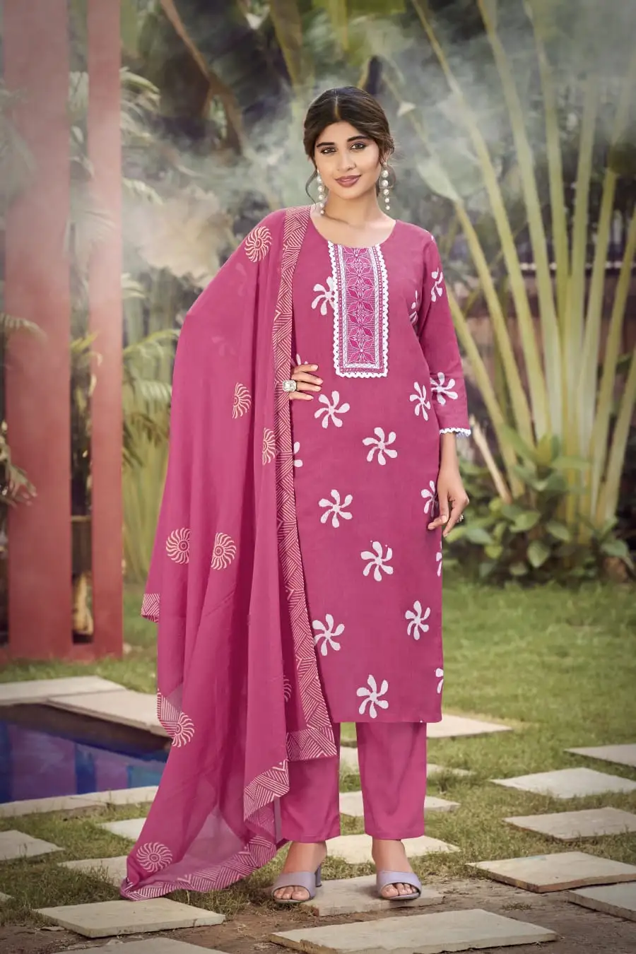 OSSM Batik Vol 05 Cotton Batik Printed Readymade Salwar Suit Collection - Image 3