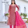 Radhika Satrangi Vol 8 Chanderi Printed Kurti Pant With Dupatta Wholesale Catalog