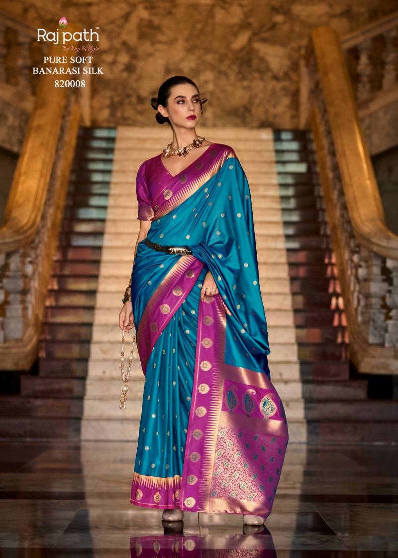 Rajpath Cherry Soft Silk Sarees Wholesale Collection