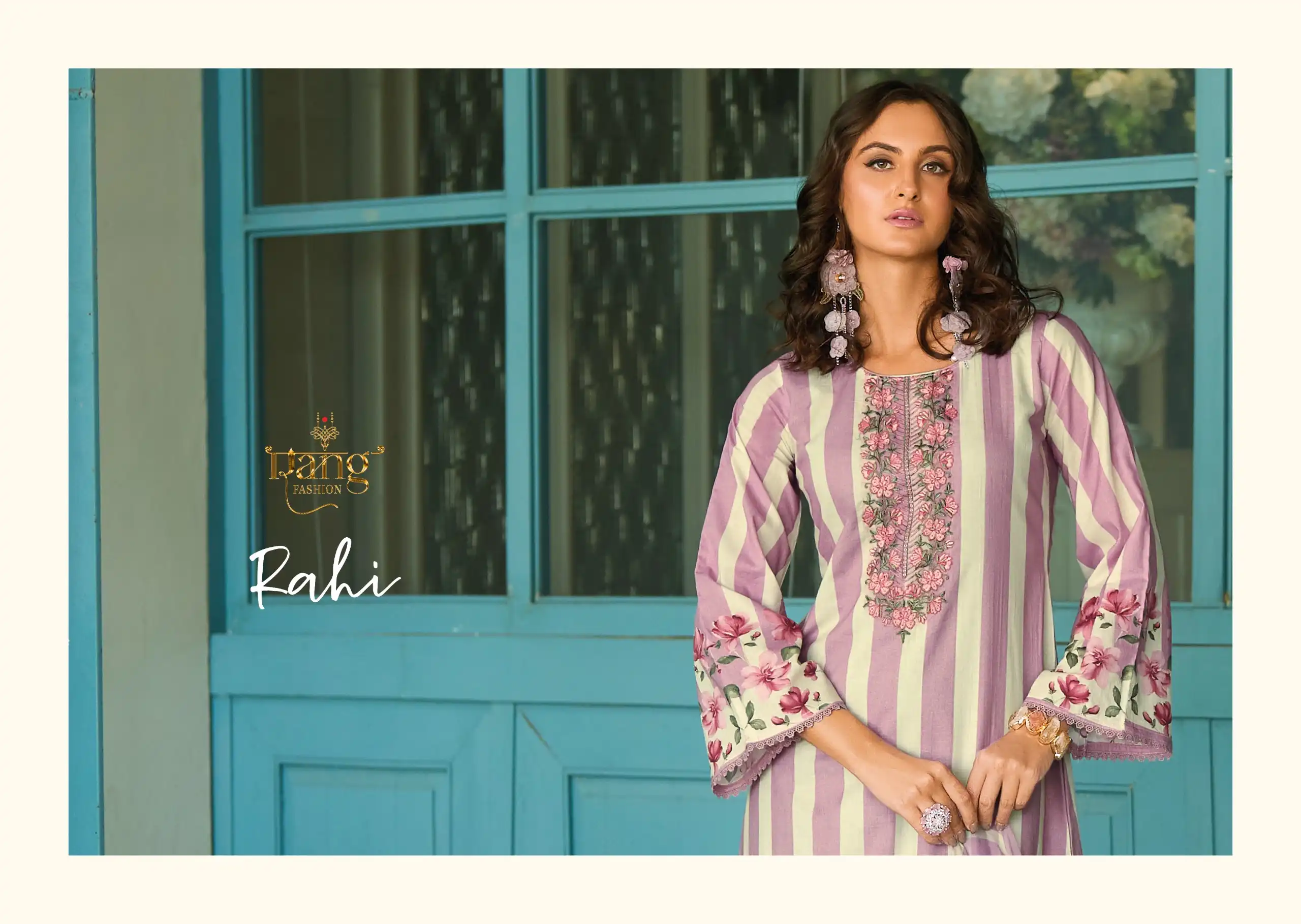 Rang Fashion Rahi Swiss Lawn Cambric Designer Salwar Suit Catalog - Image 11
