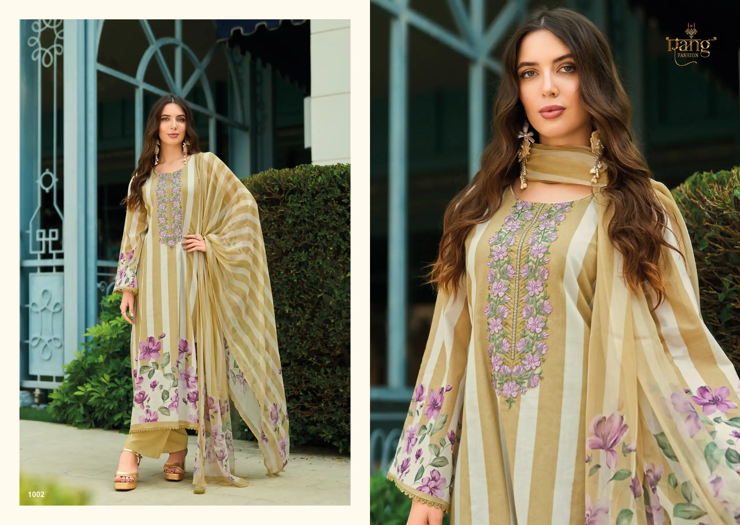 Rang Fashion Rahi Swiss Lawn Cambric Designer Salwar Suit Catalog - Image 2