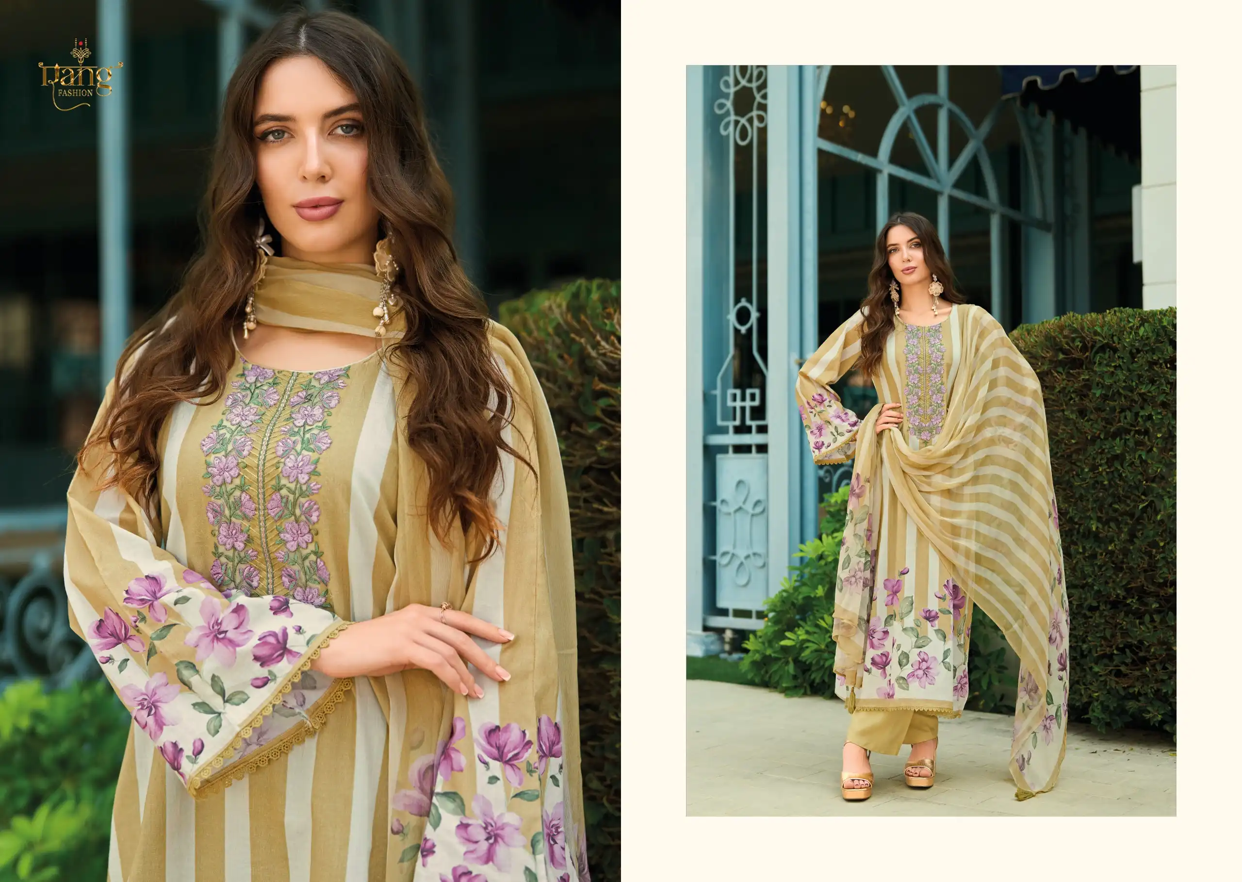 Rang Fashion Rahi Swiss Lawn Cambric Designer Salwar Suit Catalog - Image 3
