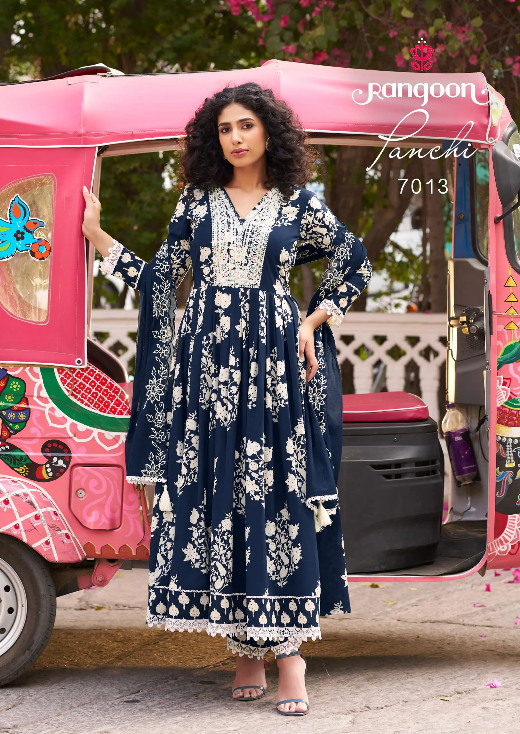 Rangoon Panchi Cotton Designer Wholesale Salwar Suits Collection