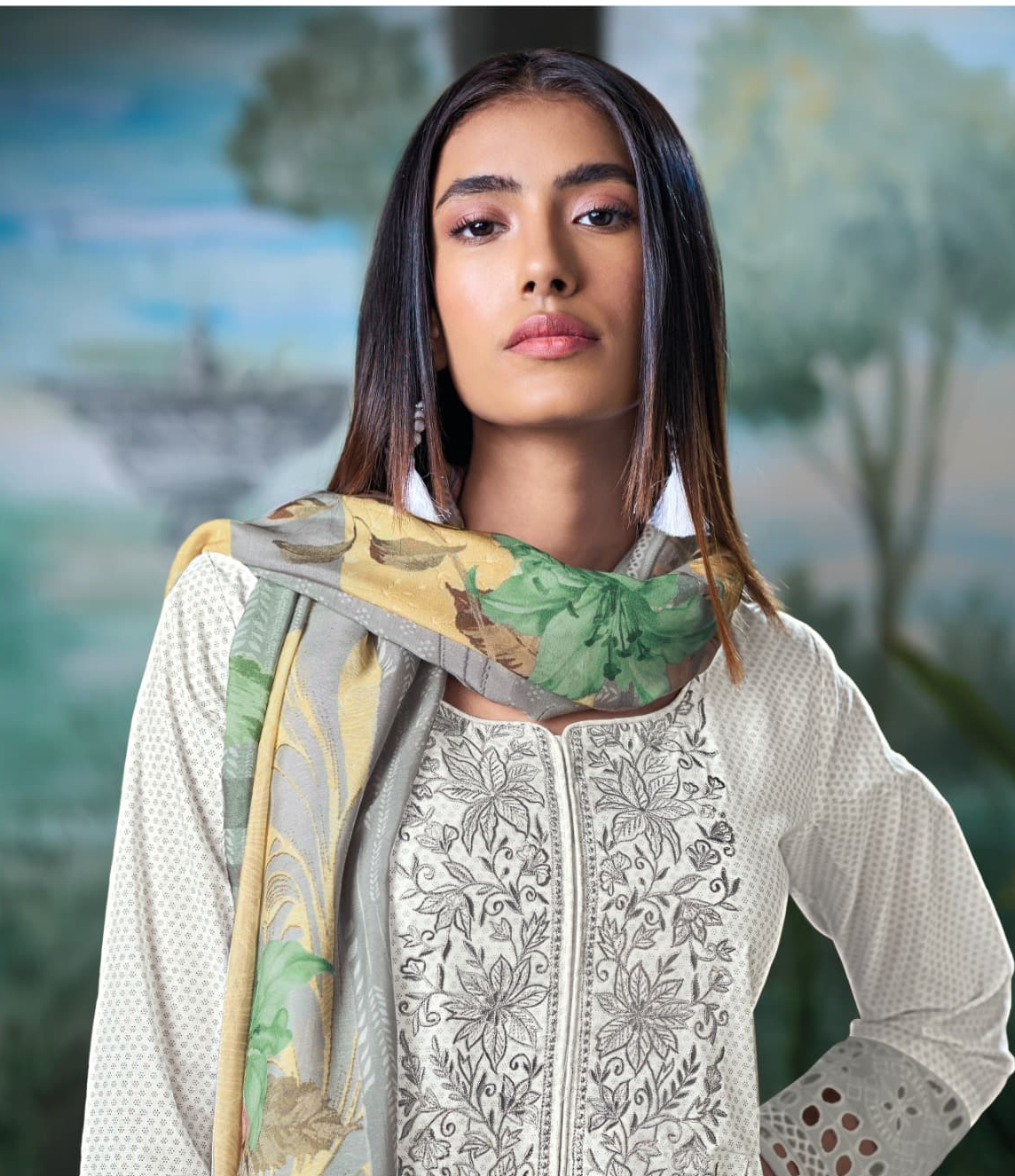 Reyna Kareena Premium Embroidered Cotton Wholesale Salwar Suit Collection (6)