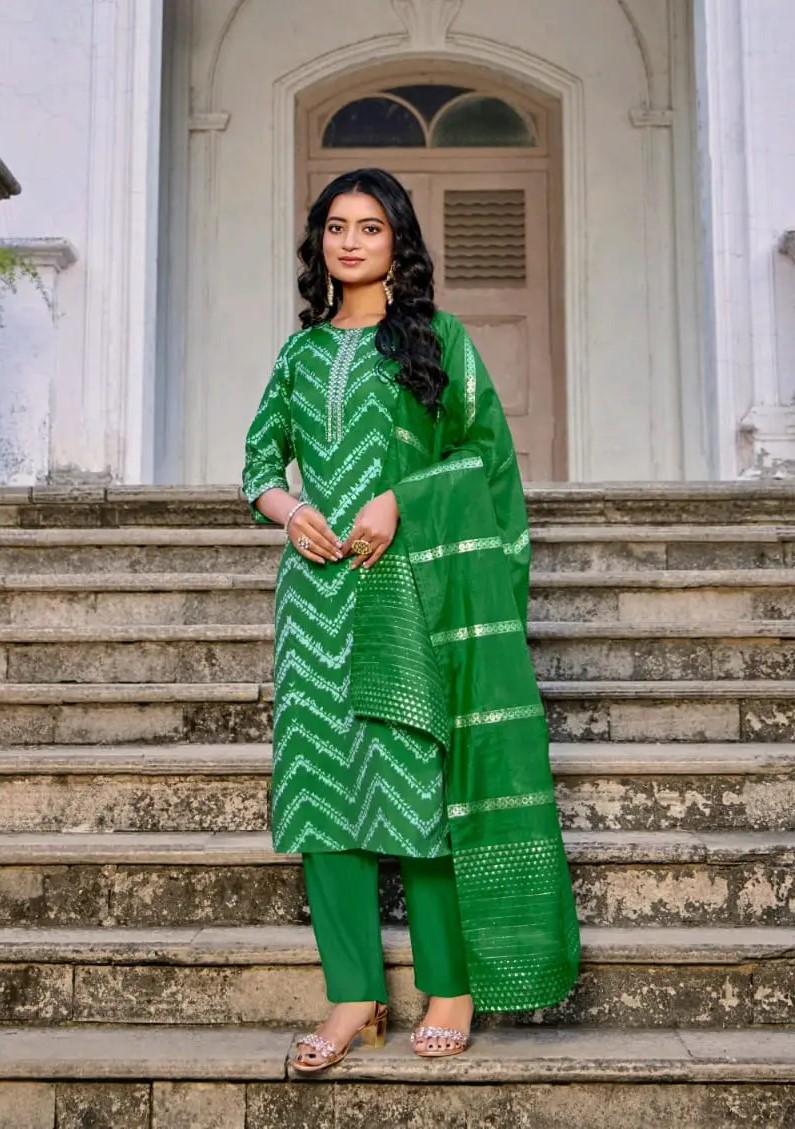 SBS Modethnic Yamini Modal Chanderi Kurti With Bottom Dupatta Collection